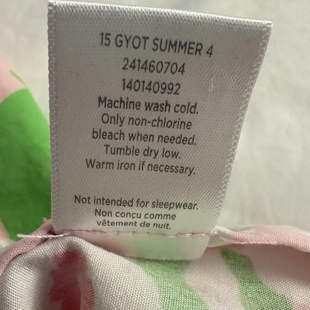 Gymboree Sleeveless Infant Girl’s A-line Dress 12-18Mo Pink Floral Bow Mod Retro